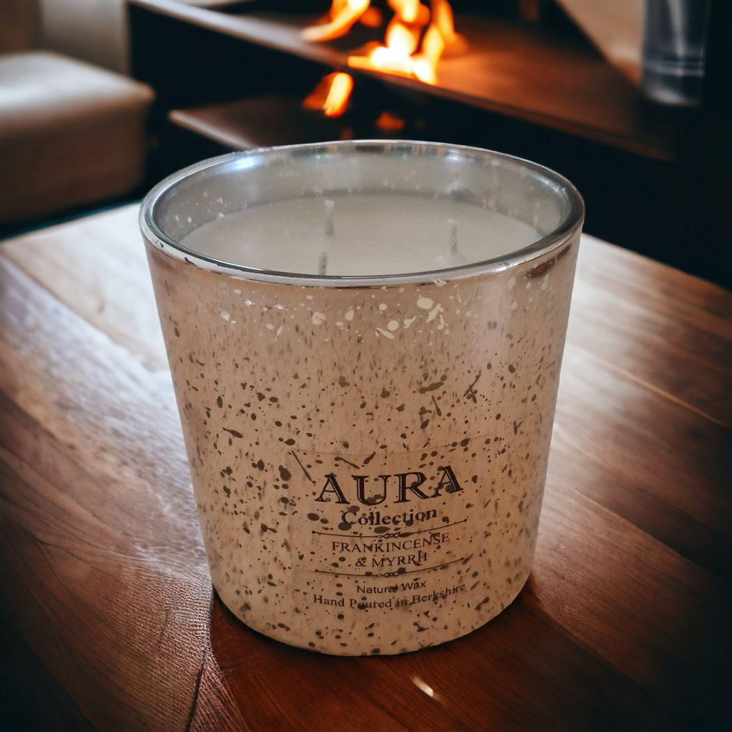 3 Wick Rose Gold Electroplate Candle